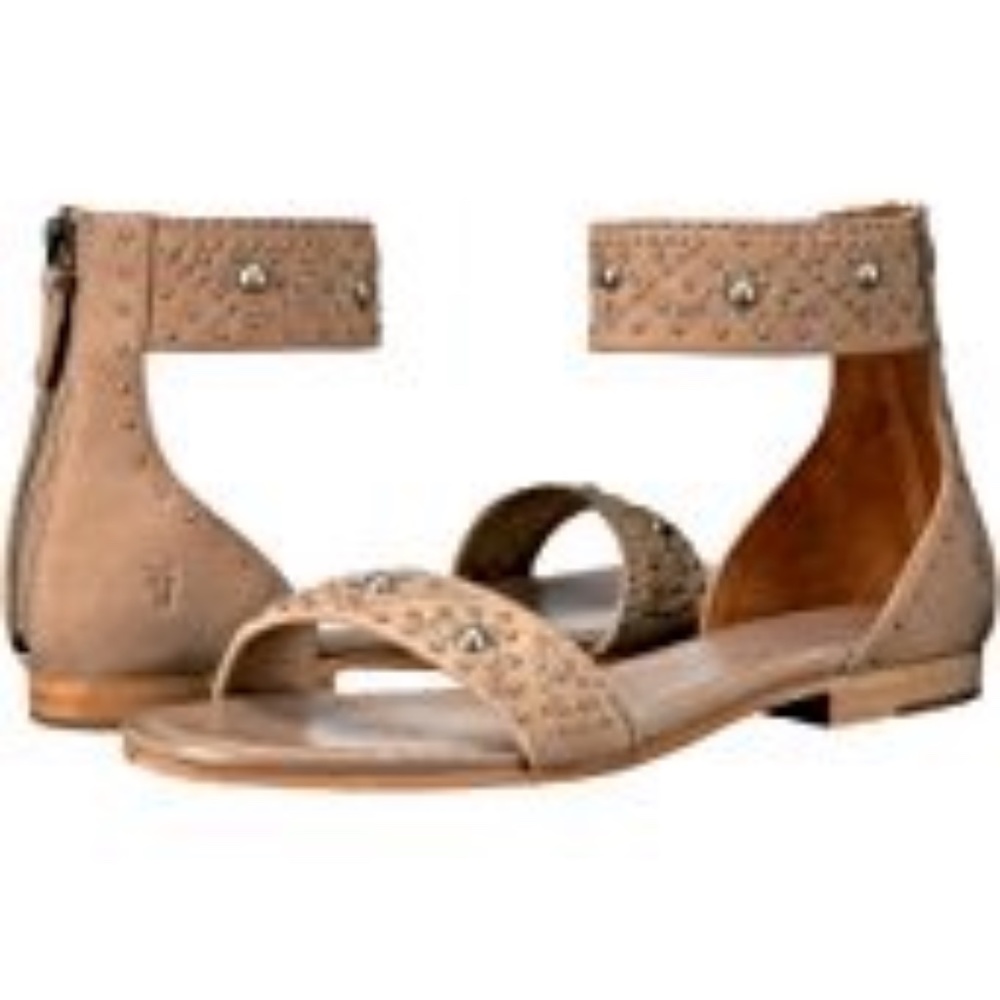 Frye Carson Deco Zip Taupe, 6